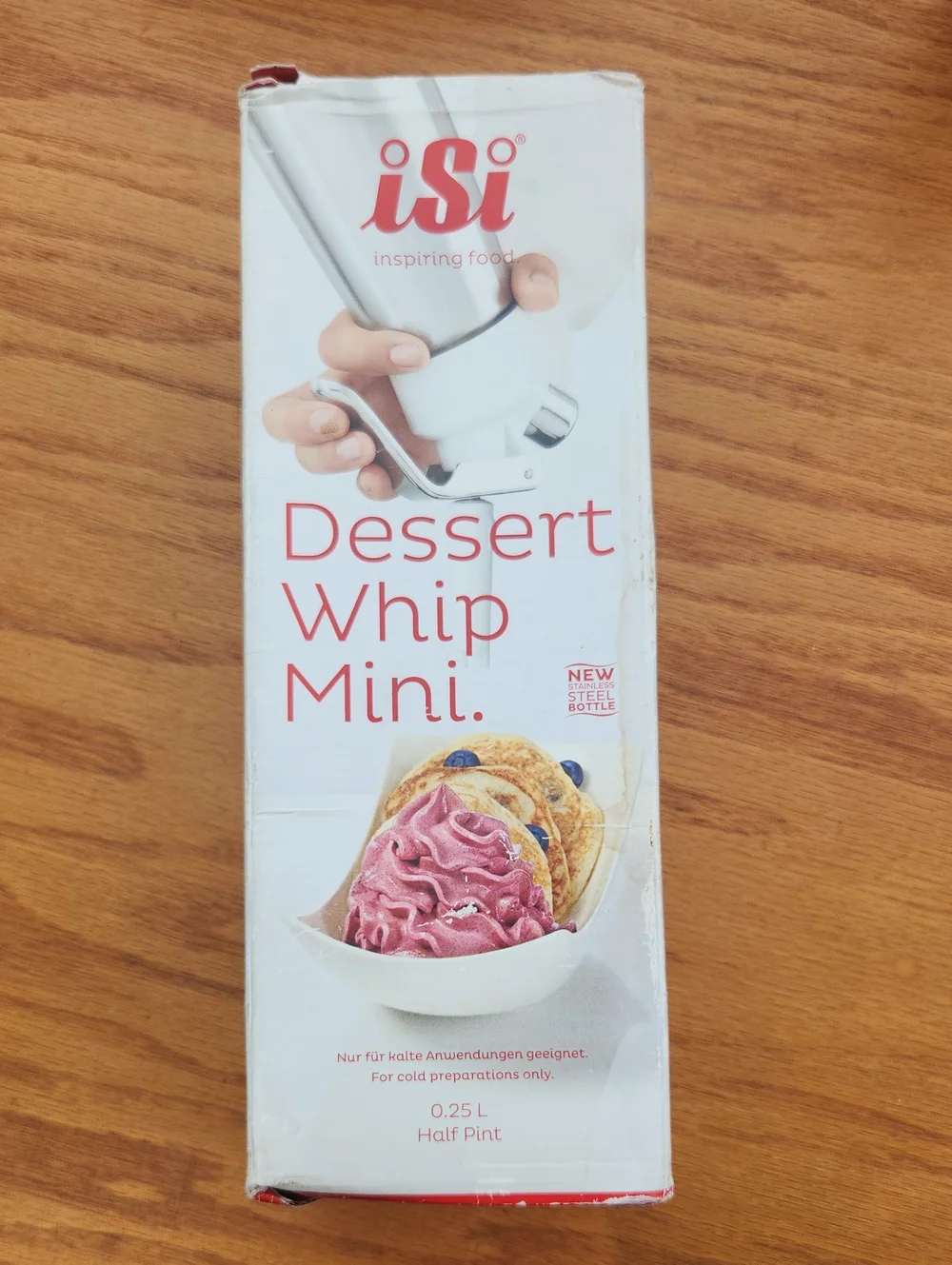 Dessert Whip Mini Stainless Steel